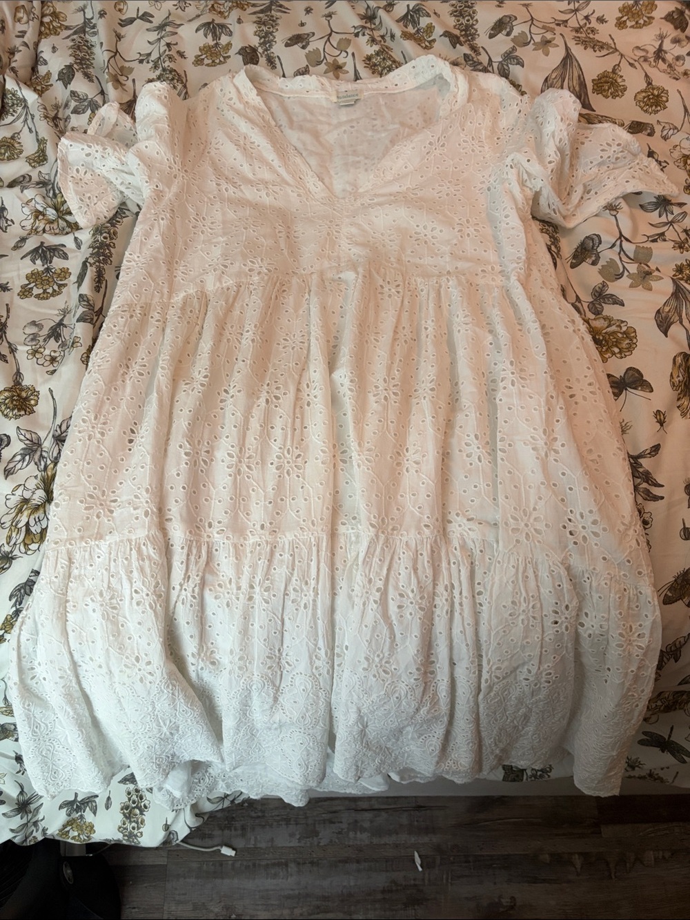Sundance White Eyelet‎ Babydoll Dress